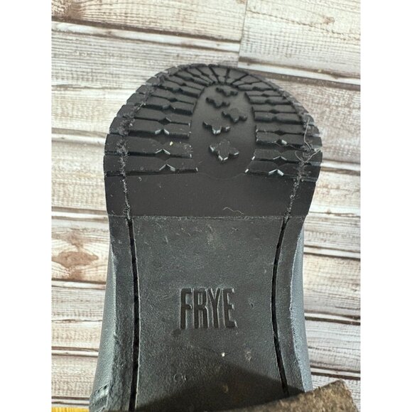 Frye Melissa Leather Riding Boots Shoes size 8.5 B color black mspr $345 - Picture 7 of 9